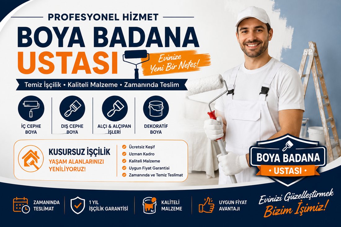 Ovacık boya badana ustası – profesyonel boyacı